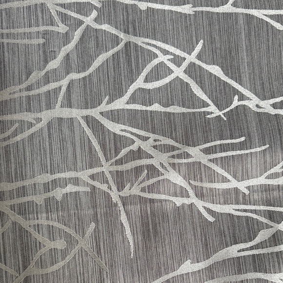 Gray Patterned Curtain - Picture 5 of 11